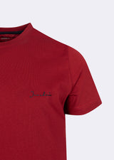 Burgundy Crew Neck T-shirt