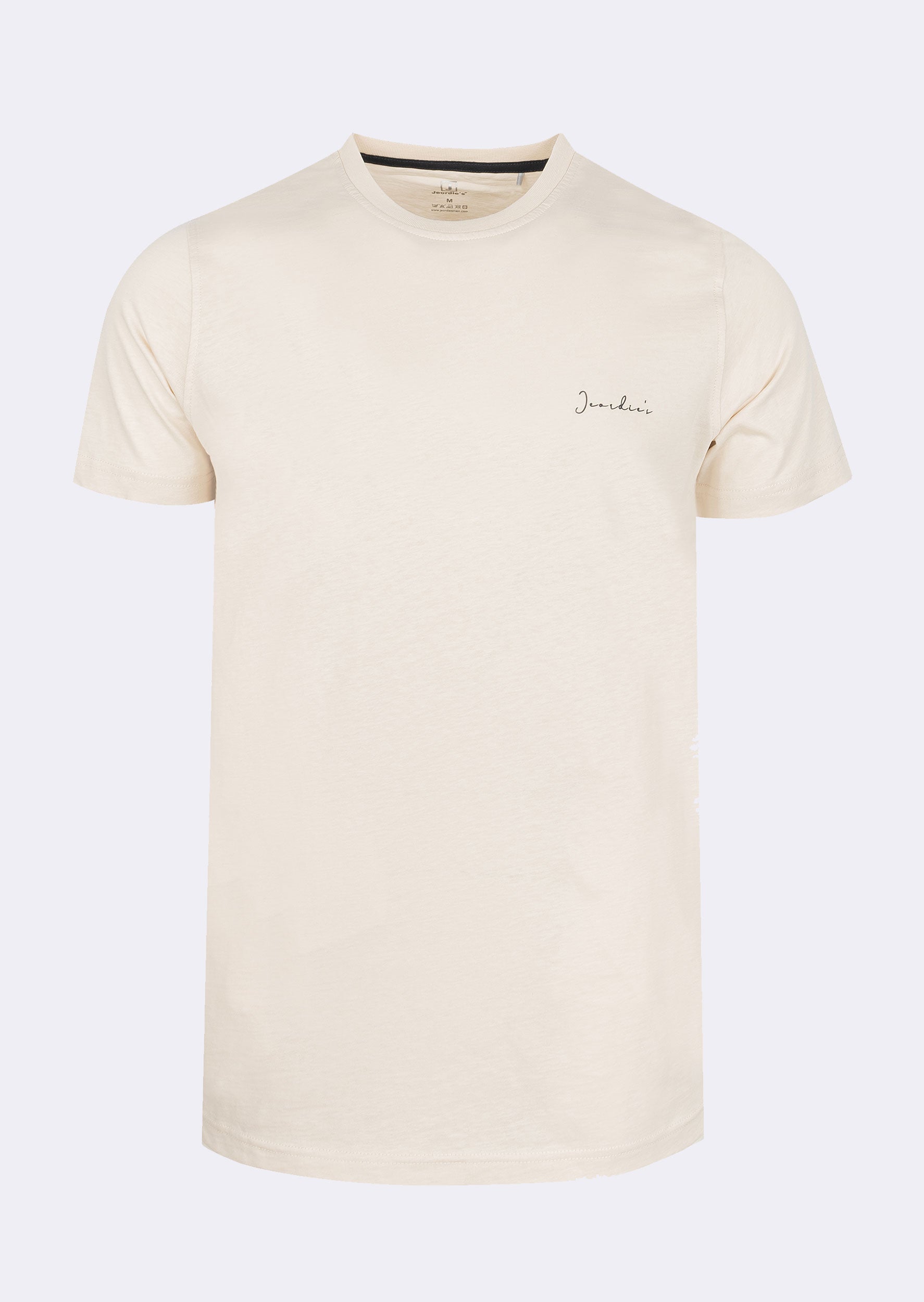 Light Beige Crew Neck T-shirt