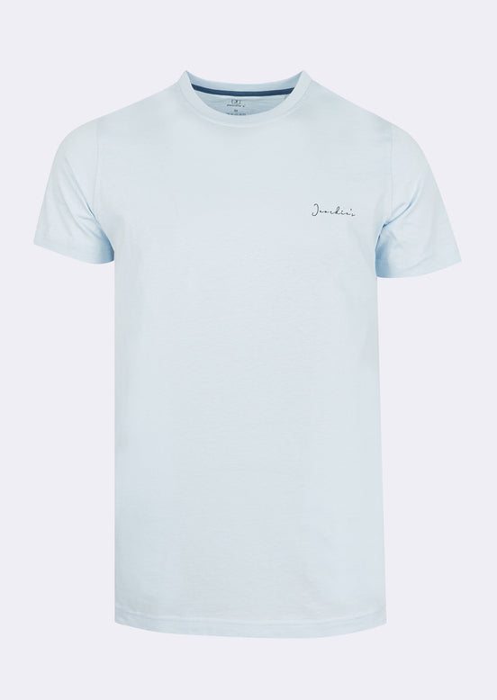 Light Blue Crew Neck T-shirt