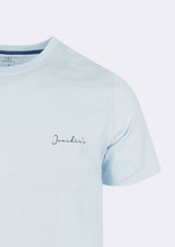 Light Blue Crew Neck T-shirt