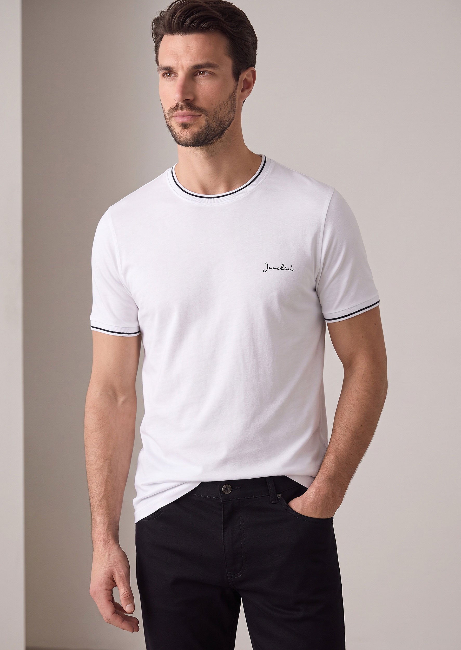 White Crew Neck T-shirt