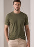 Khaki Crew Neck T-shirt