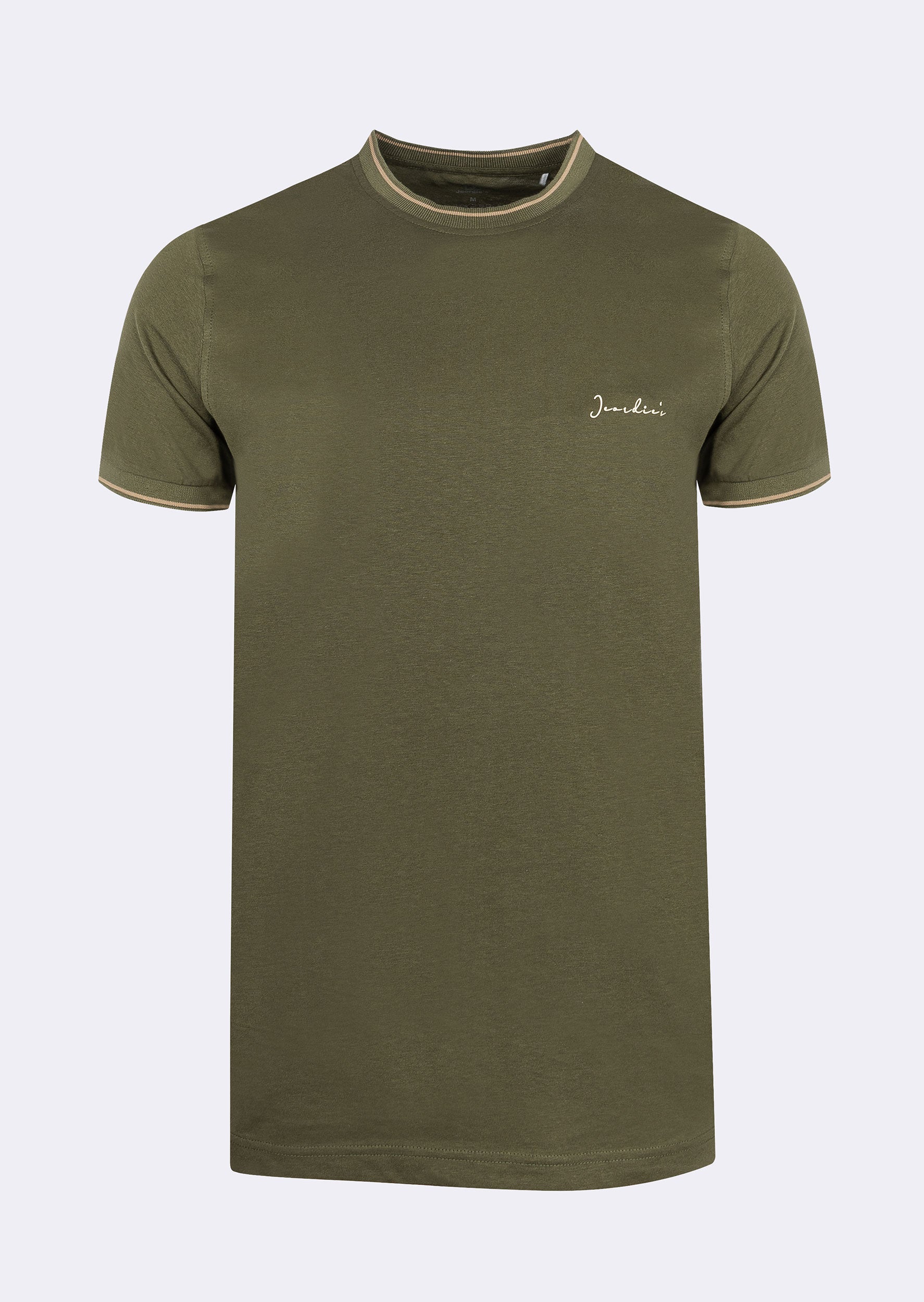 Khaki Crew Neck T-shirt