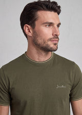 Khaki Crew Neck T-shirt