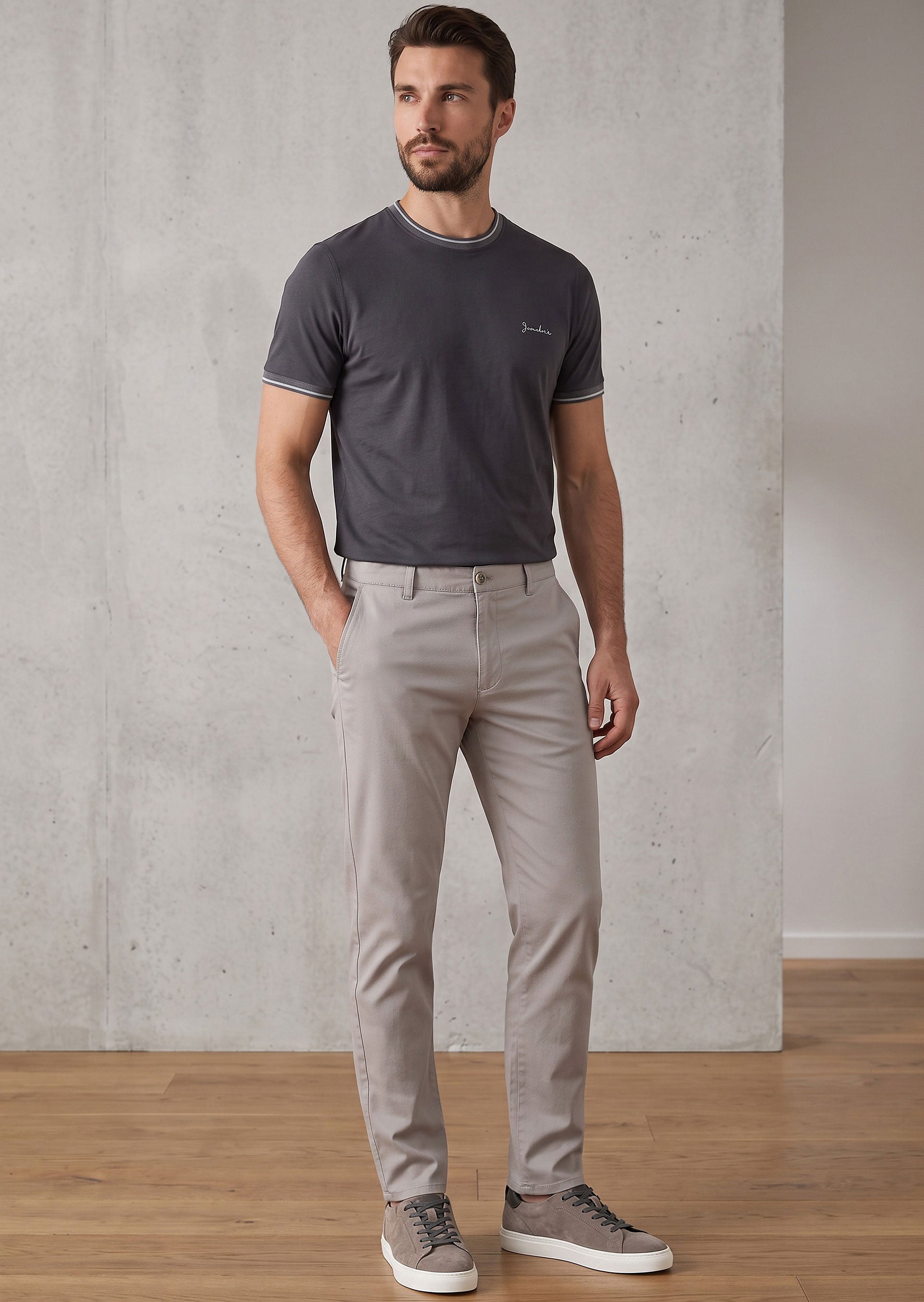 Charcoal Crew Neck T-shirt