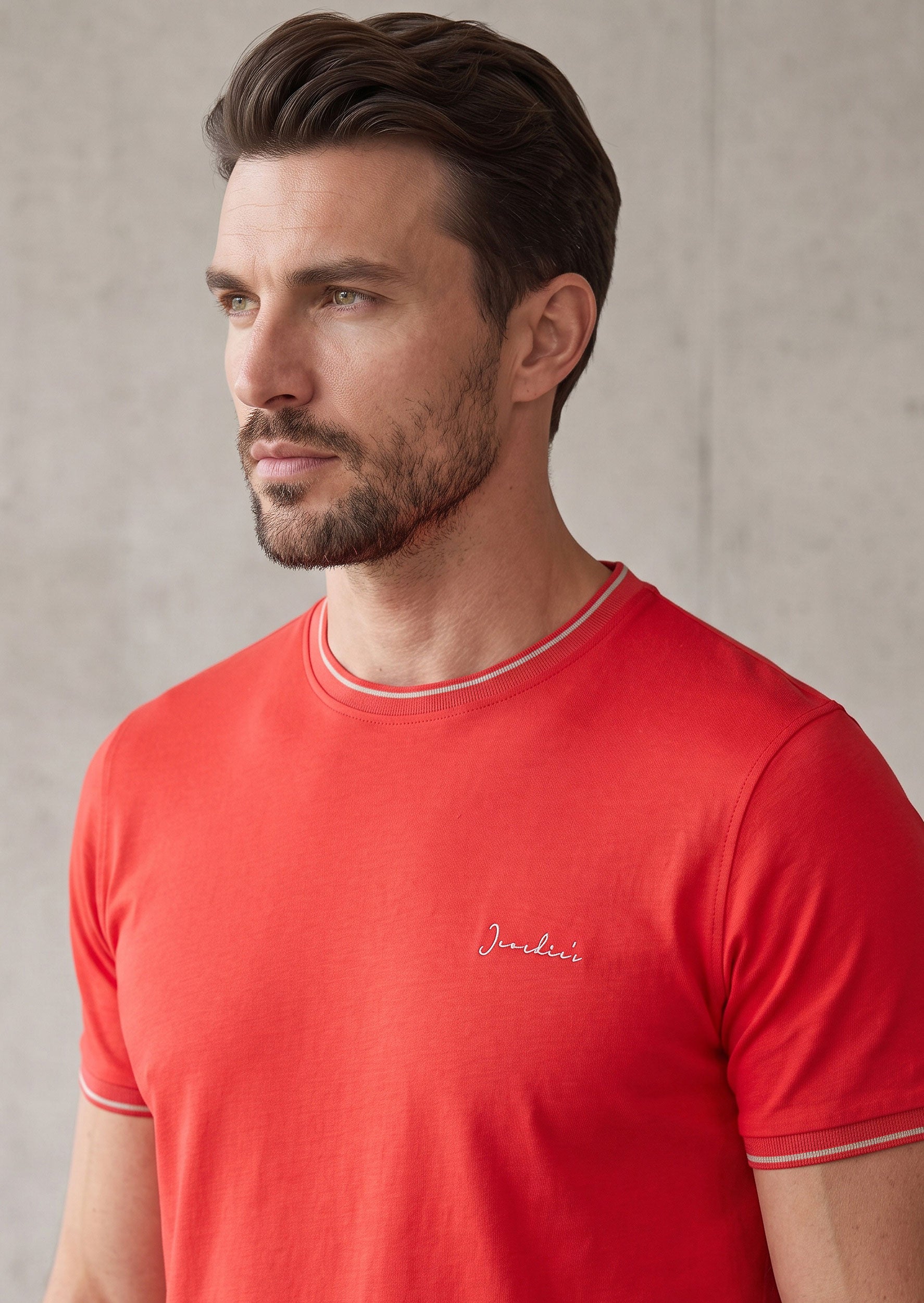 Red Crew Neck T-shirt