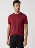 Burgundy Crew Neck T-shirt