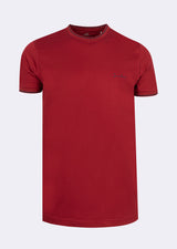 Burgundy Crew Neck T-shirt