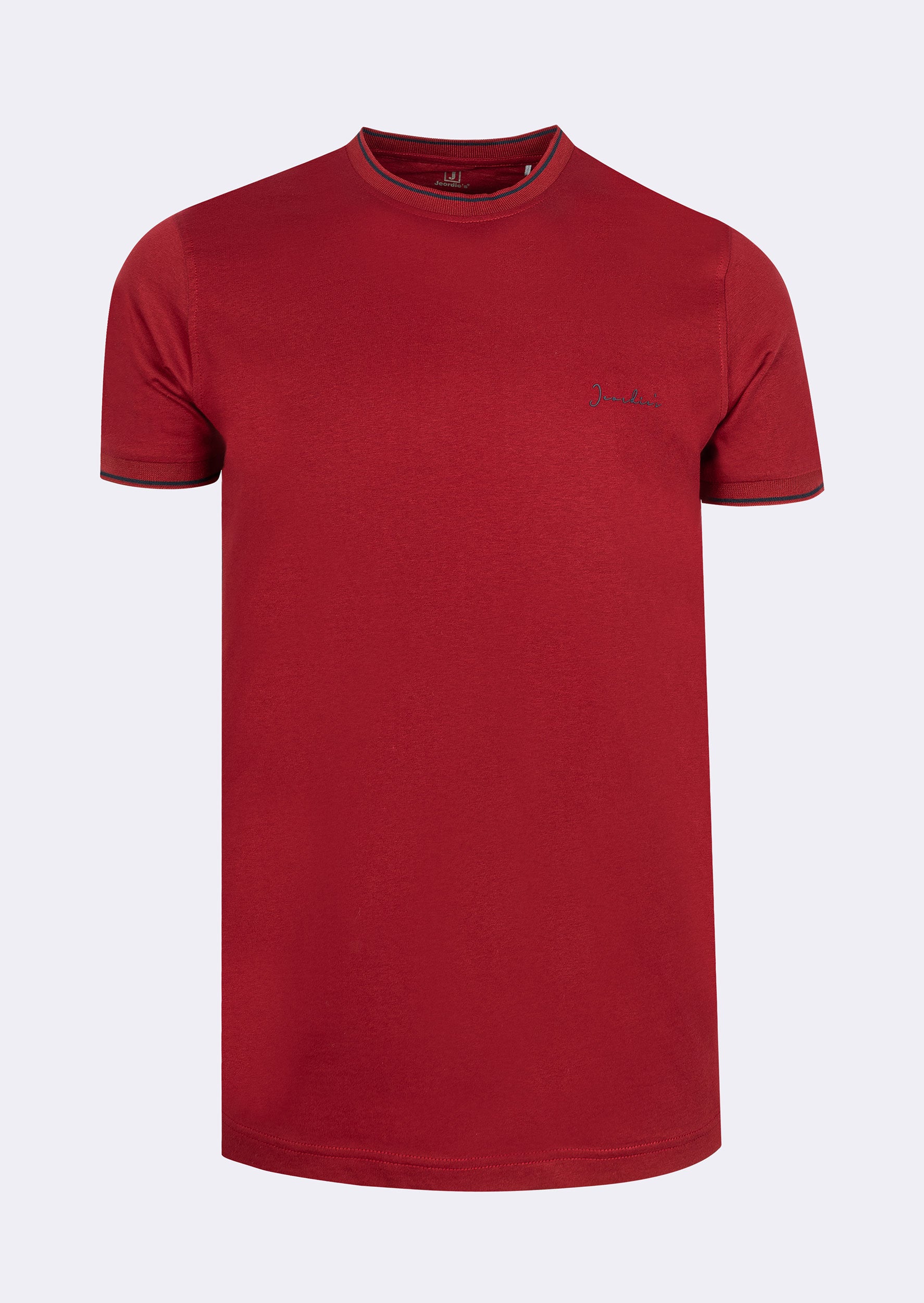 Burgundy Crew Neck T-shirt