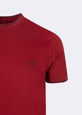 Burgundy Crew Neck T-shirt