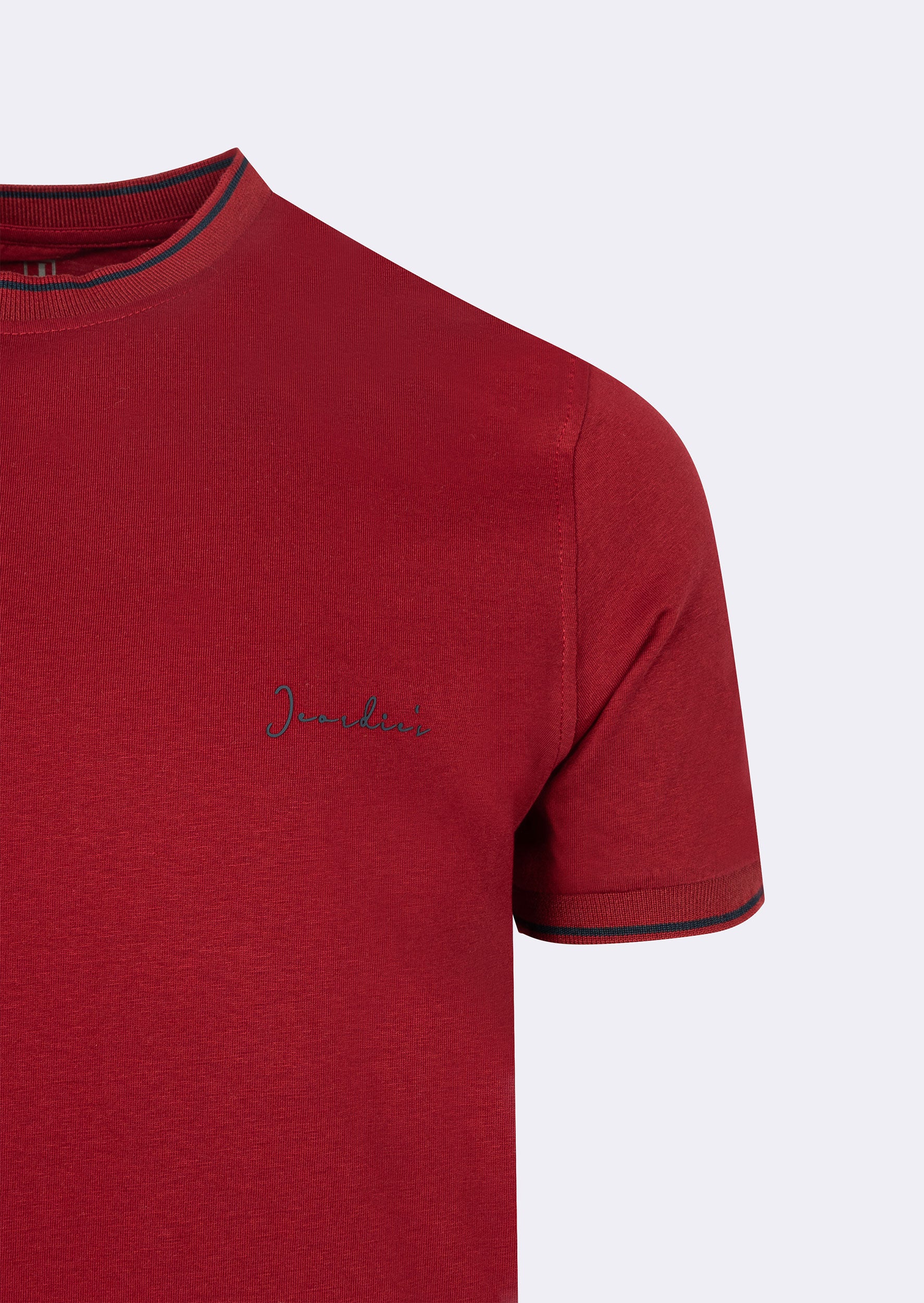 Burgundy Crew Neck T-shirt