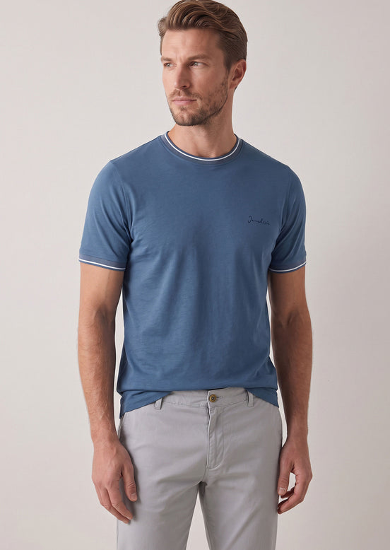 Indigo Crew Neck T-shirt