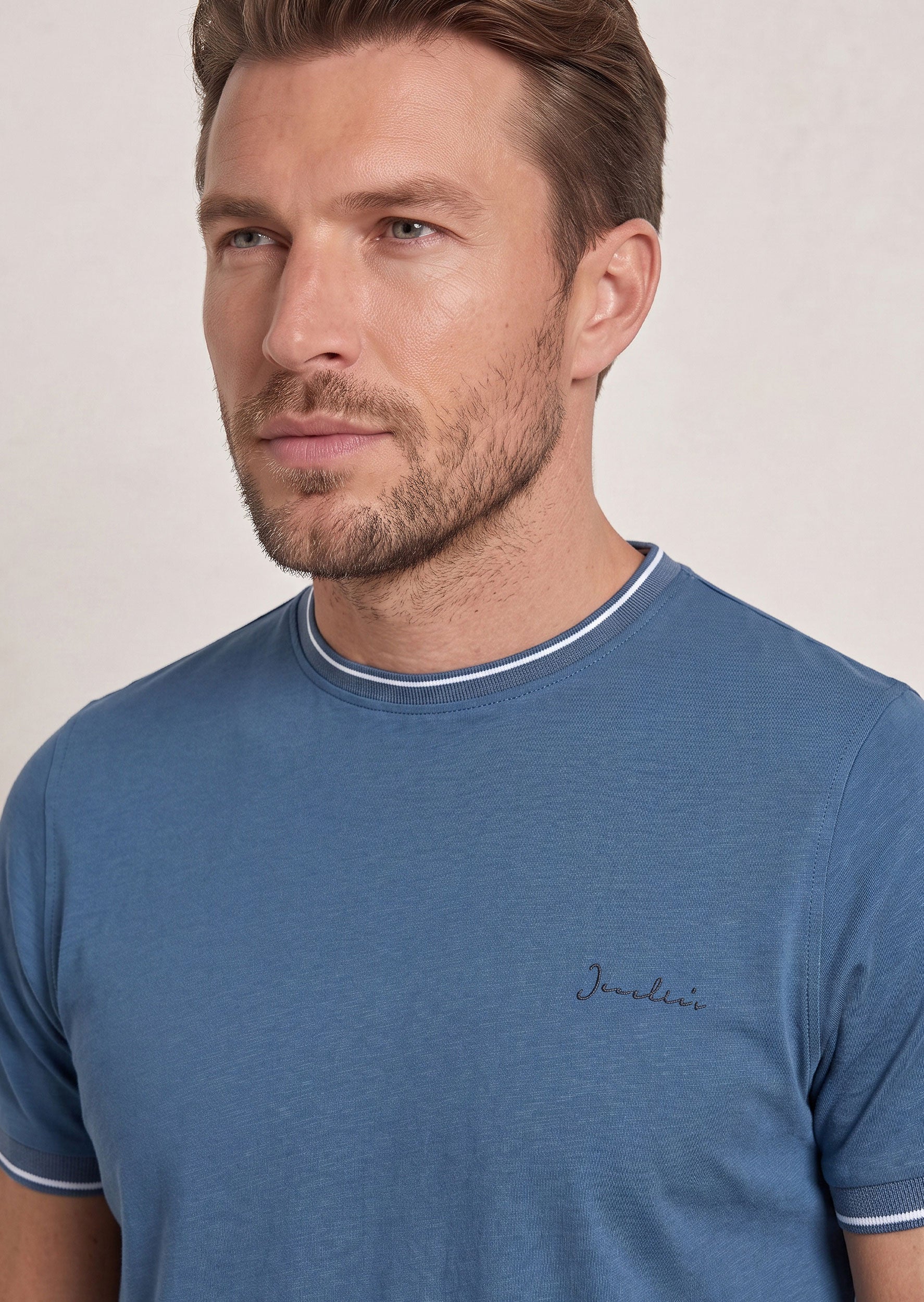 Indigo Crew Neck T-shirt