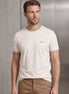Light Beige Crew Neck T-shirt