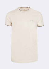 Light Beige Crew Neck T-shirt