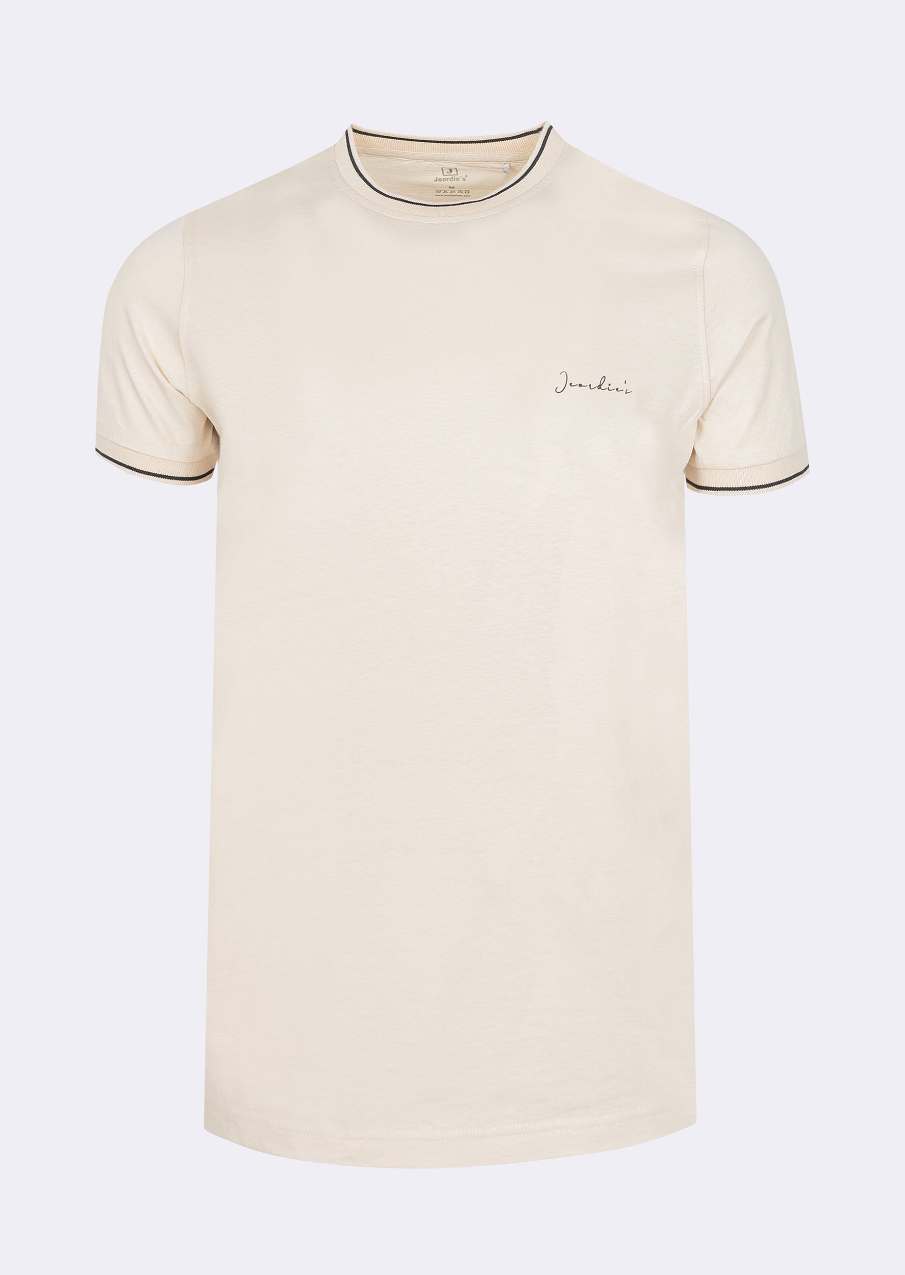 Light Beige Crew Neck T-shirt