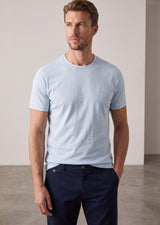 Light Blue Crew Neck T-shirt
