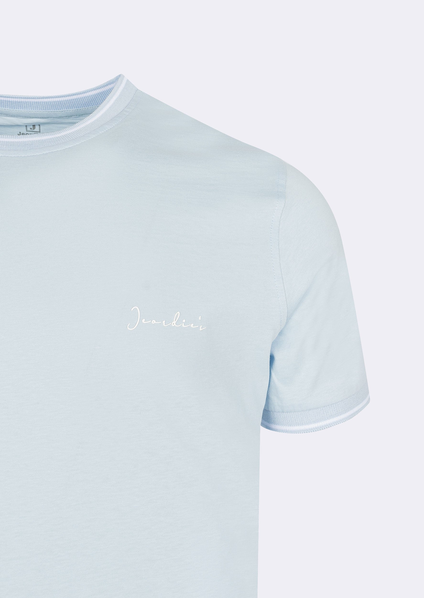 Light Blue Crew Neck T-shirt