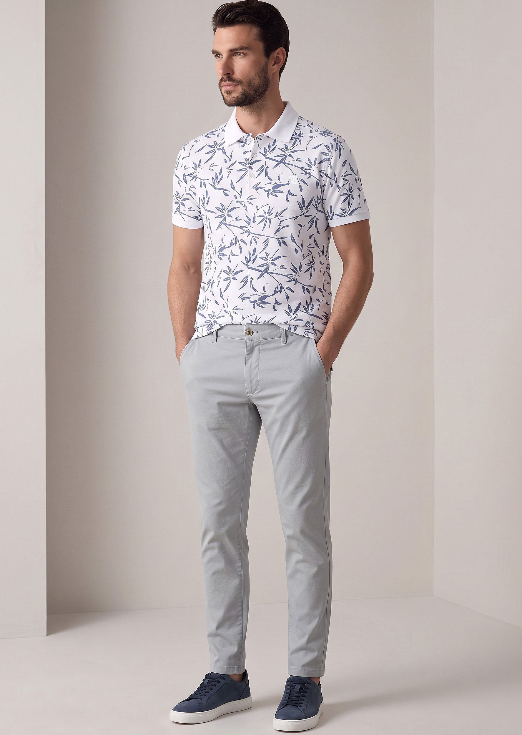 White Polo T-Shirt