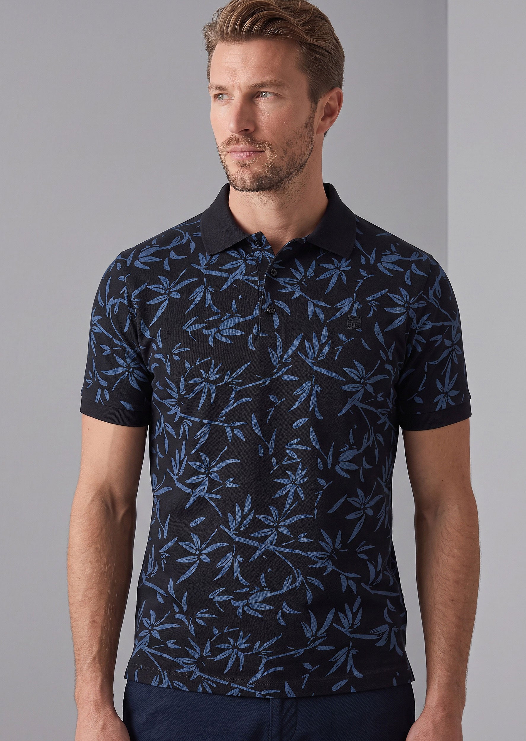 Navy Polo T-Shirt