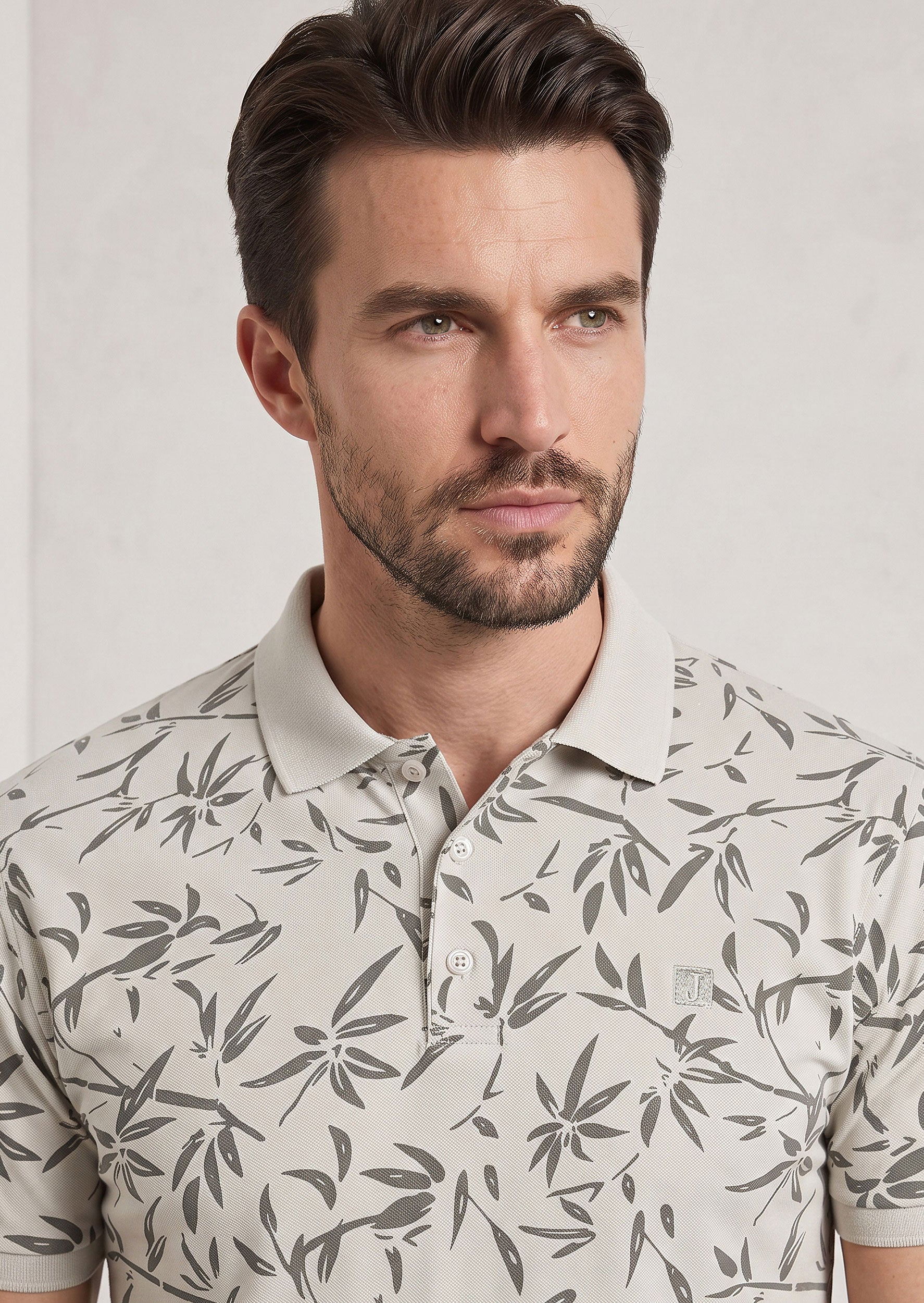 Ice Grey Polo T-Shirt