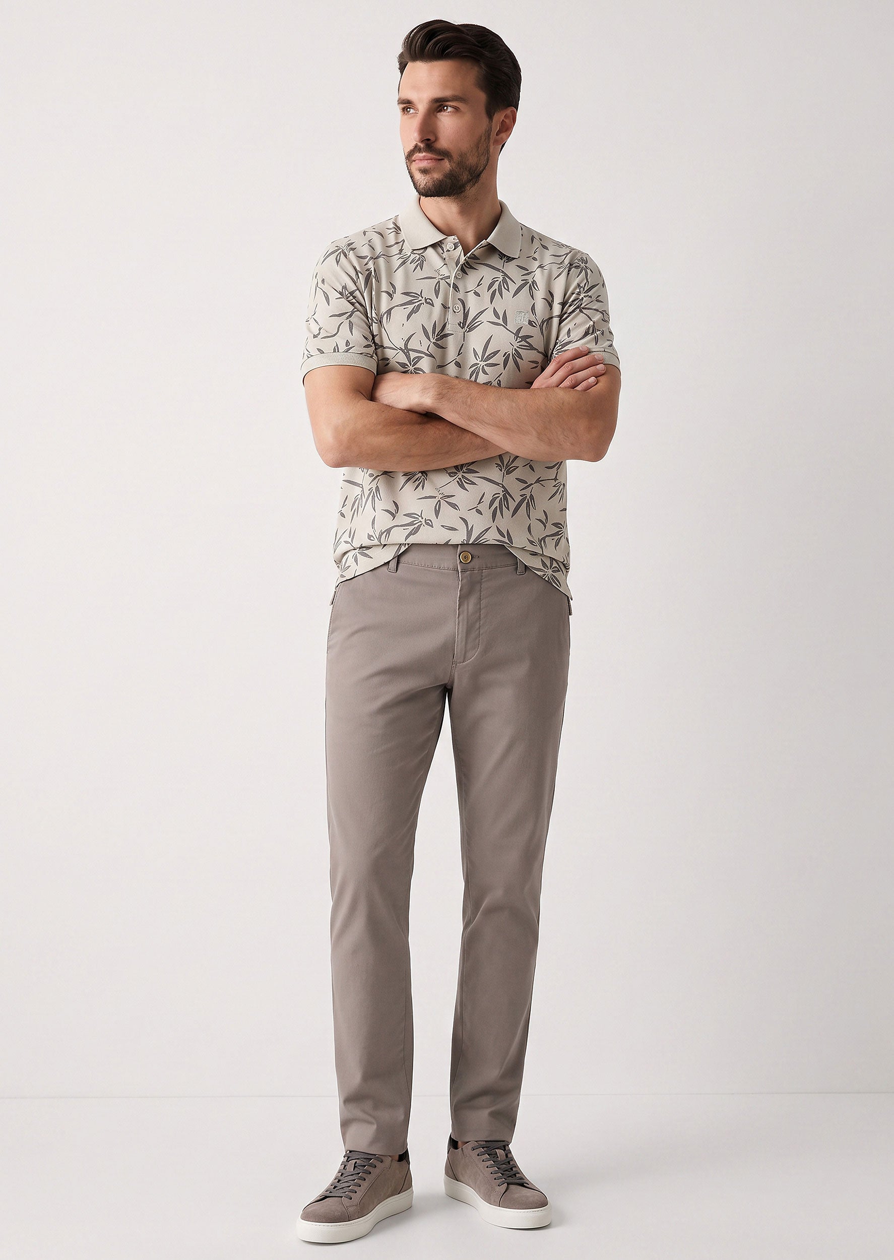 Ice Grey Polo T-Shirt
