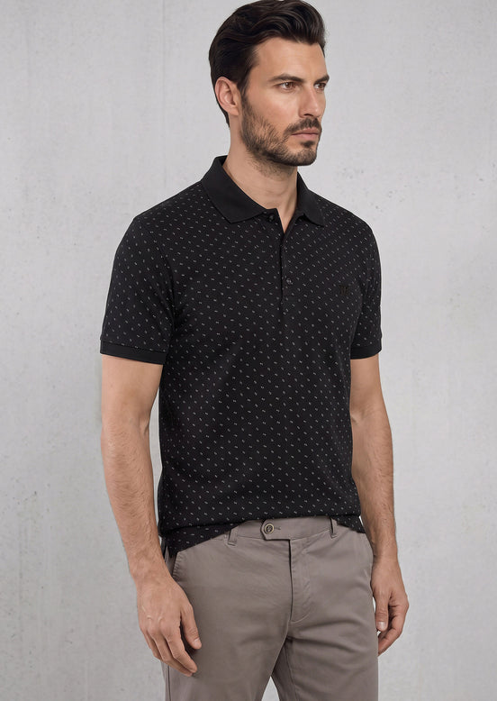 Black Polo T-Shirt