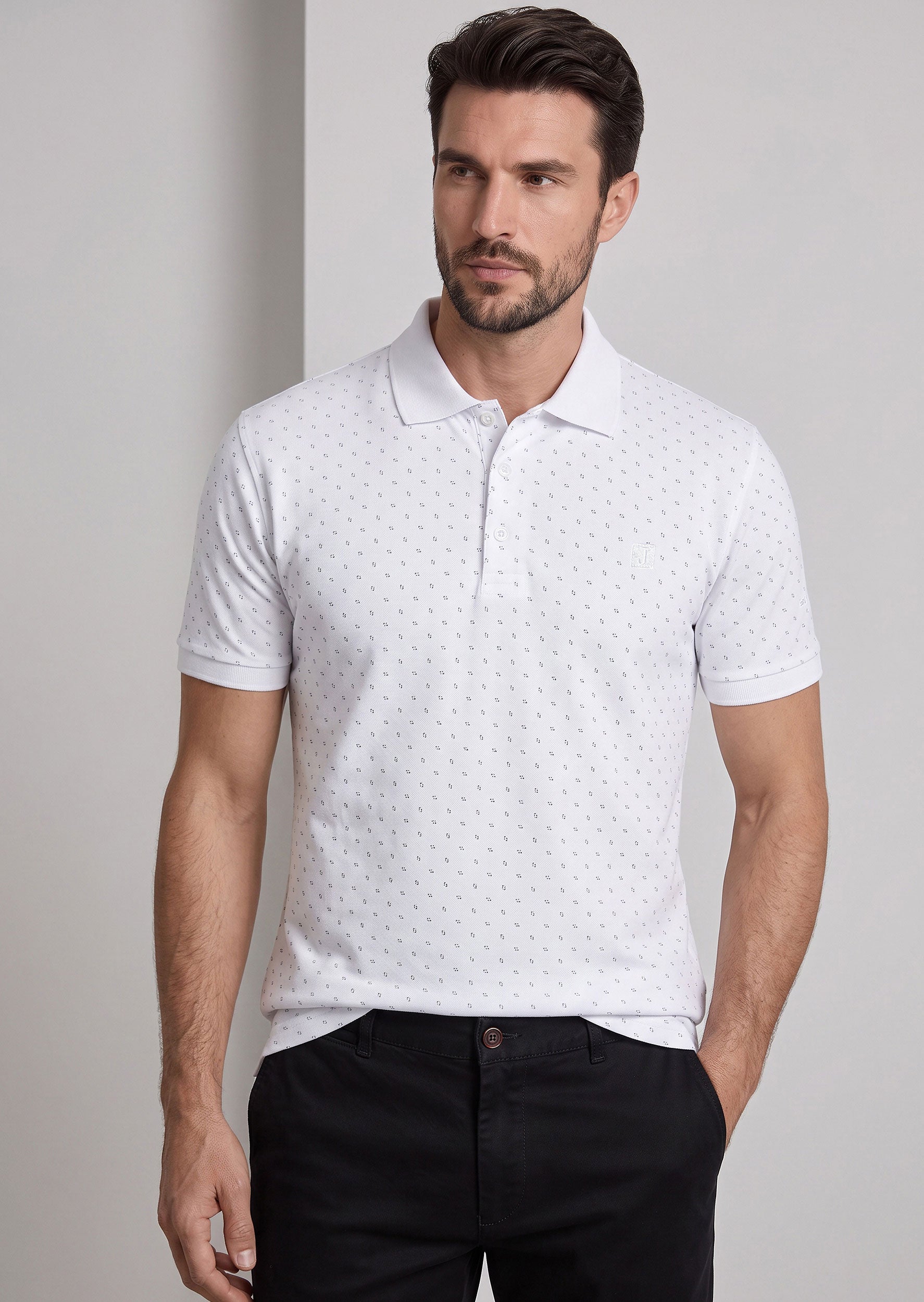 White Polo T-Shirt