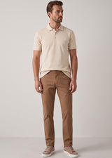 Beige Polo T-Shirt