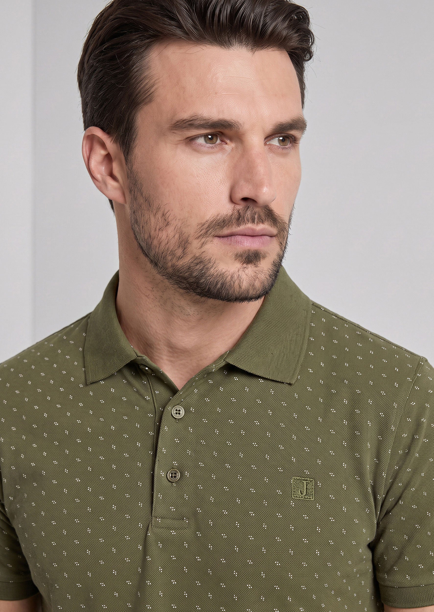 Khaki Polo T-Shirt