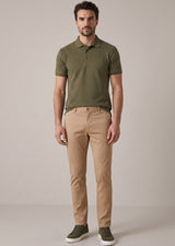 Khaki Polo T-Shirt