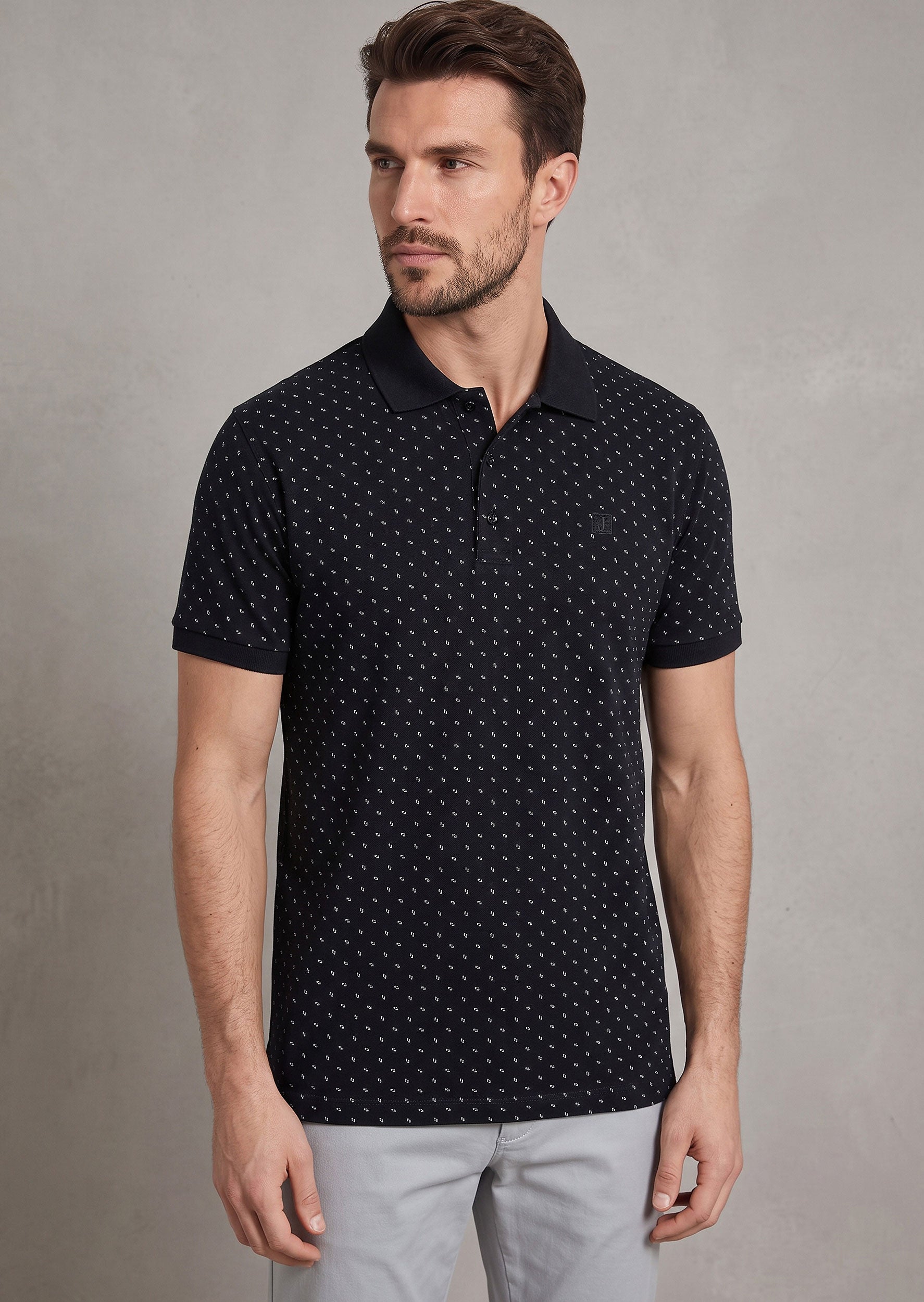 Navy Polo T-Shirt