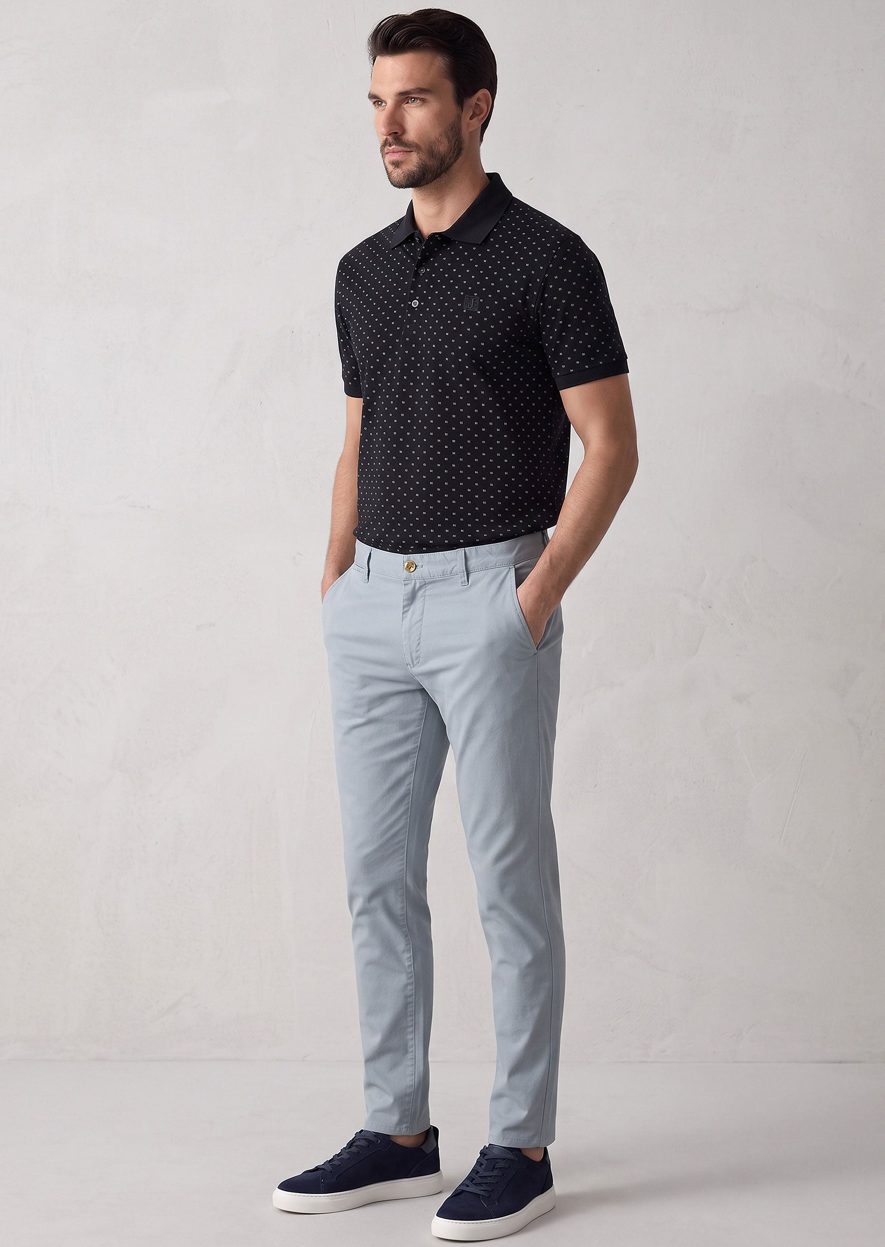 Navy Polo T-Shirt