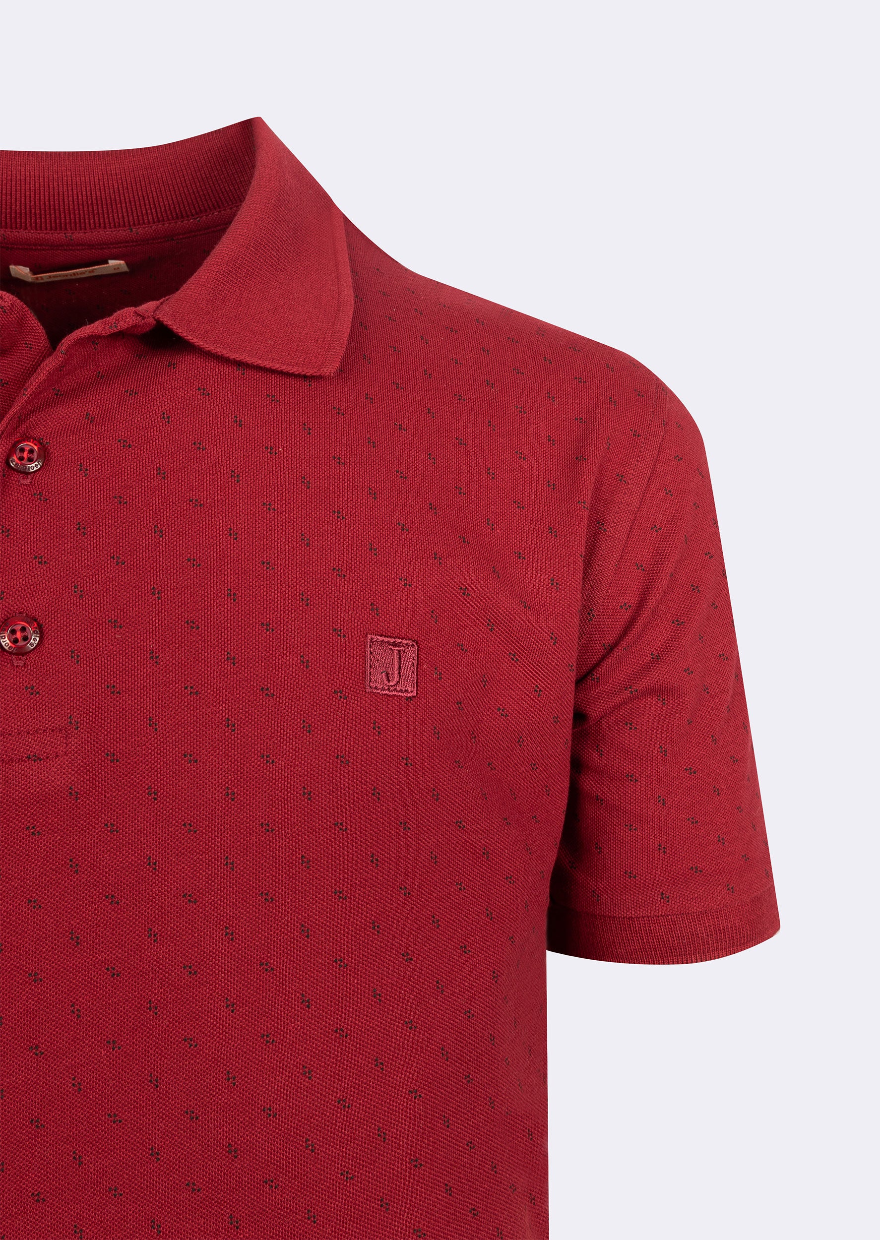Burgundy Polo T-Shirt
