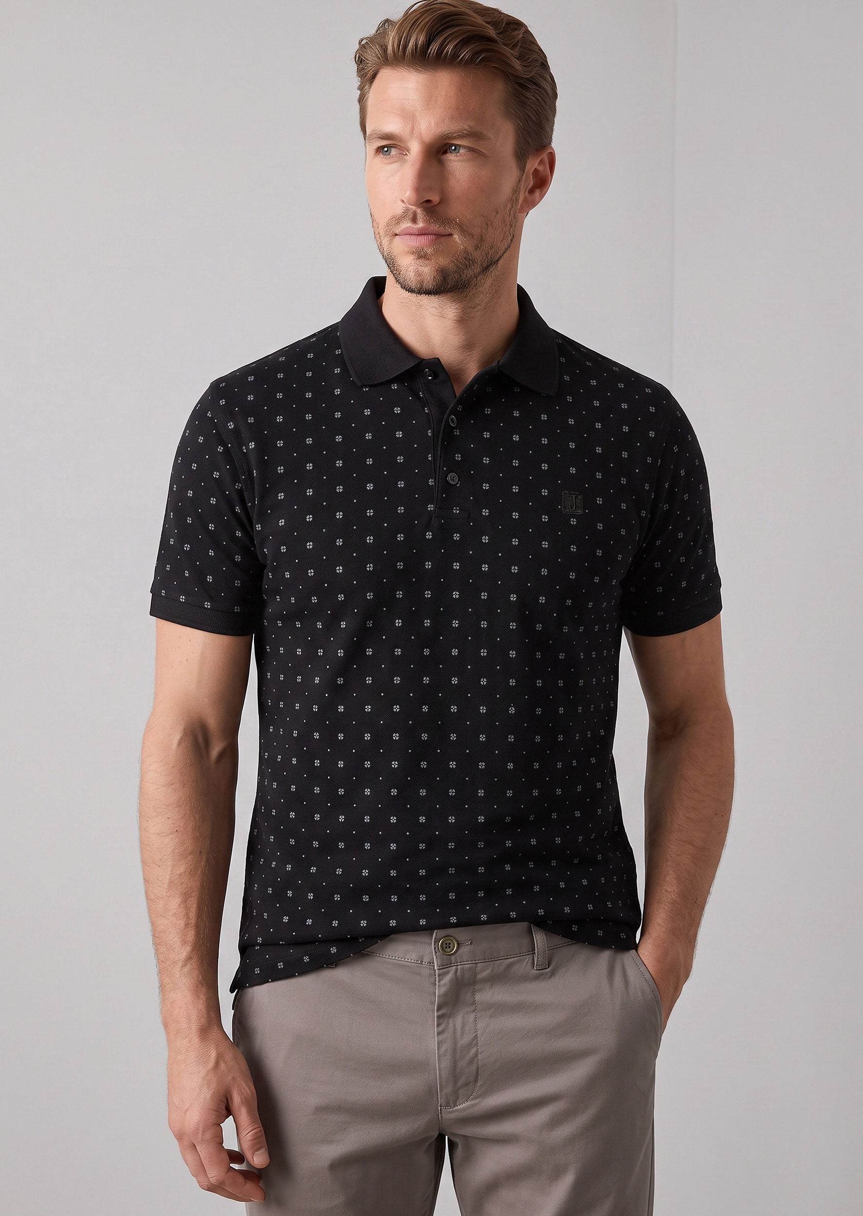 Black Polo T-Shirt