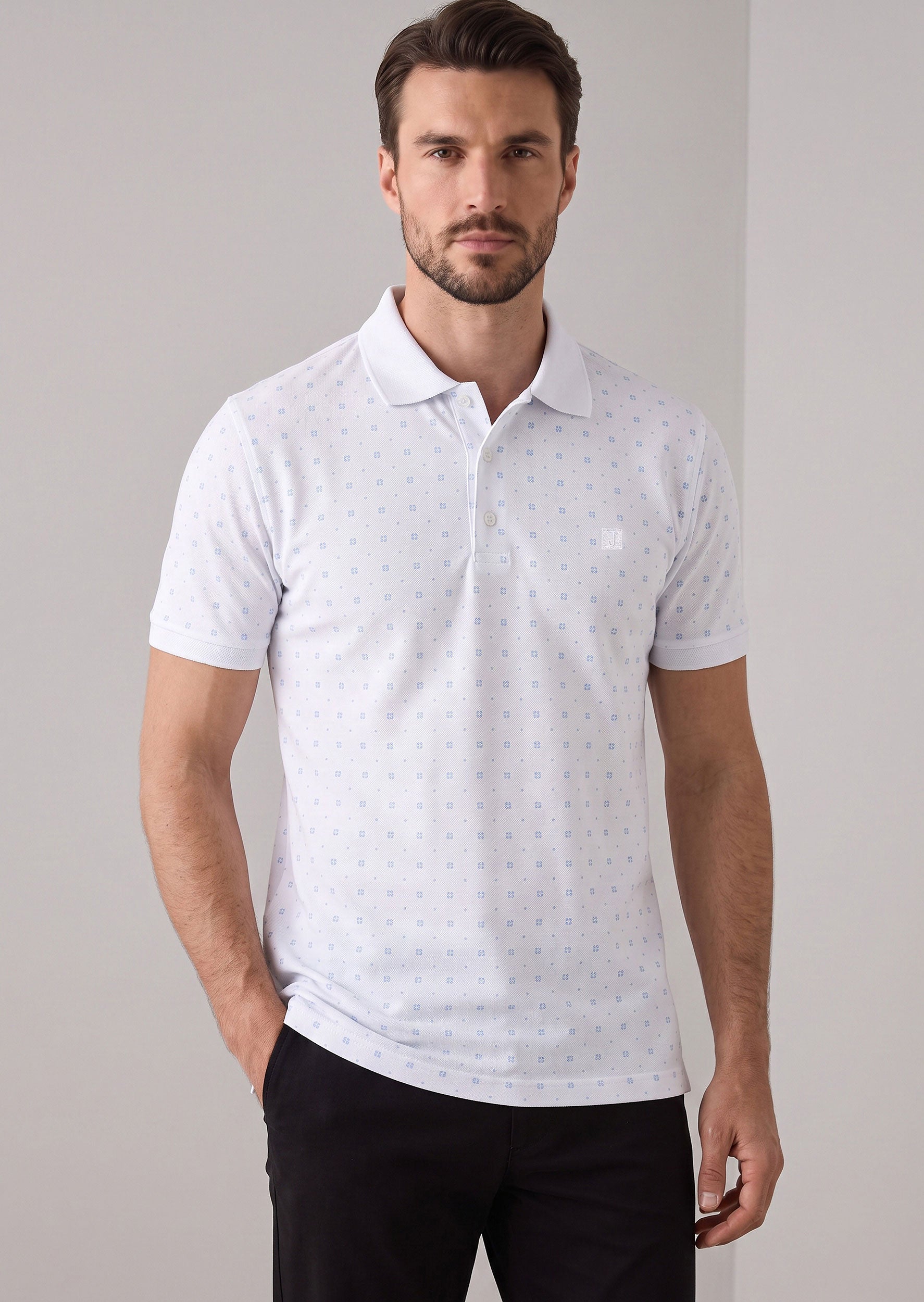 White Polo T-Shirt