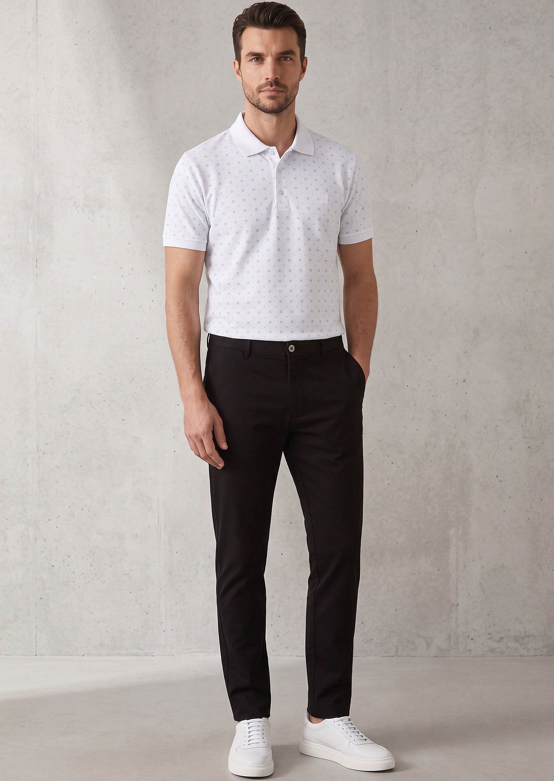 White Polo T-Shirt