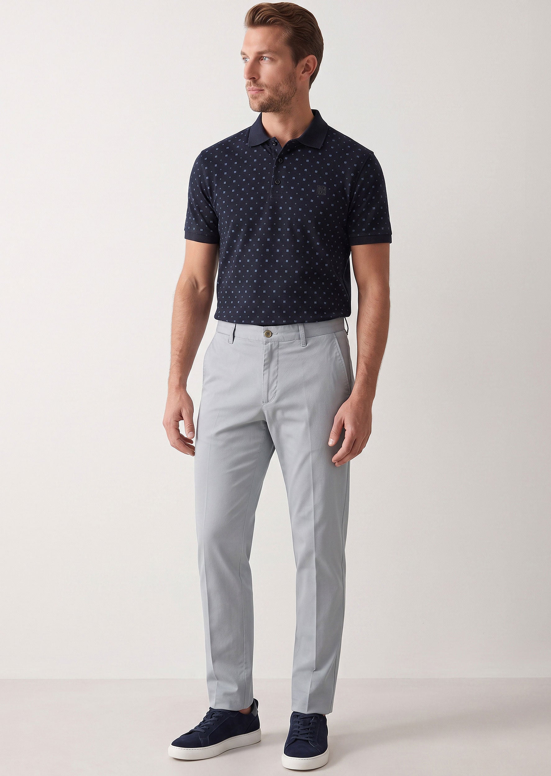 Navy Polo T-Shirt