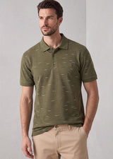 Khaki Polo T-Shirt