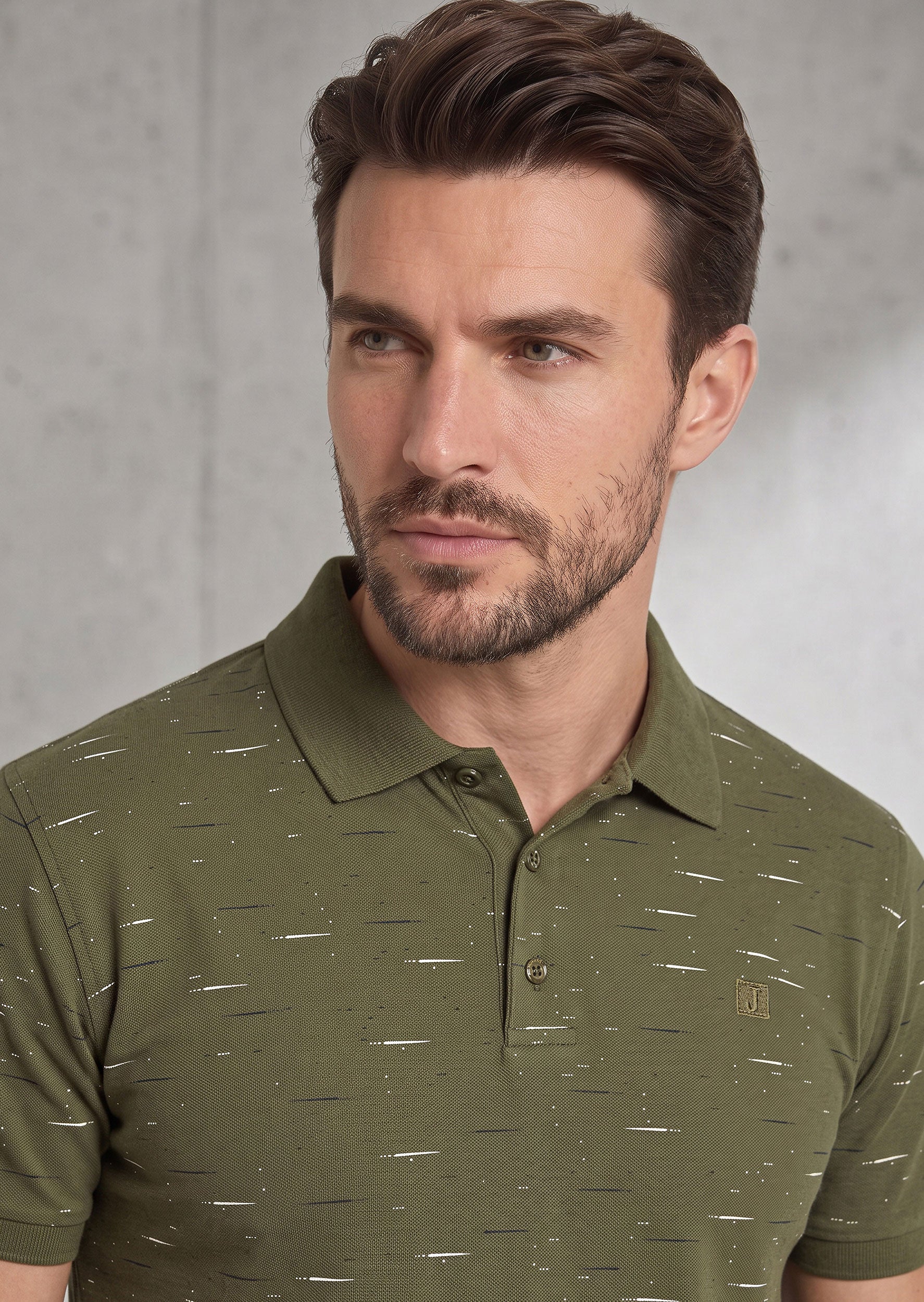 Khaki Polo T-Shirt