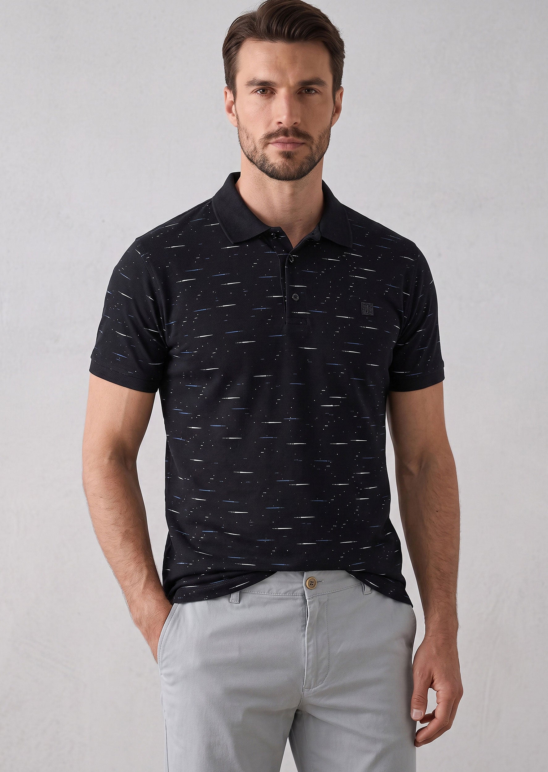 Navy Polo T-Shirt