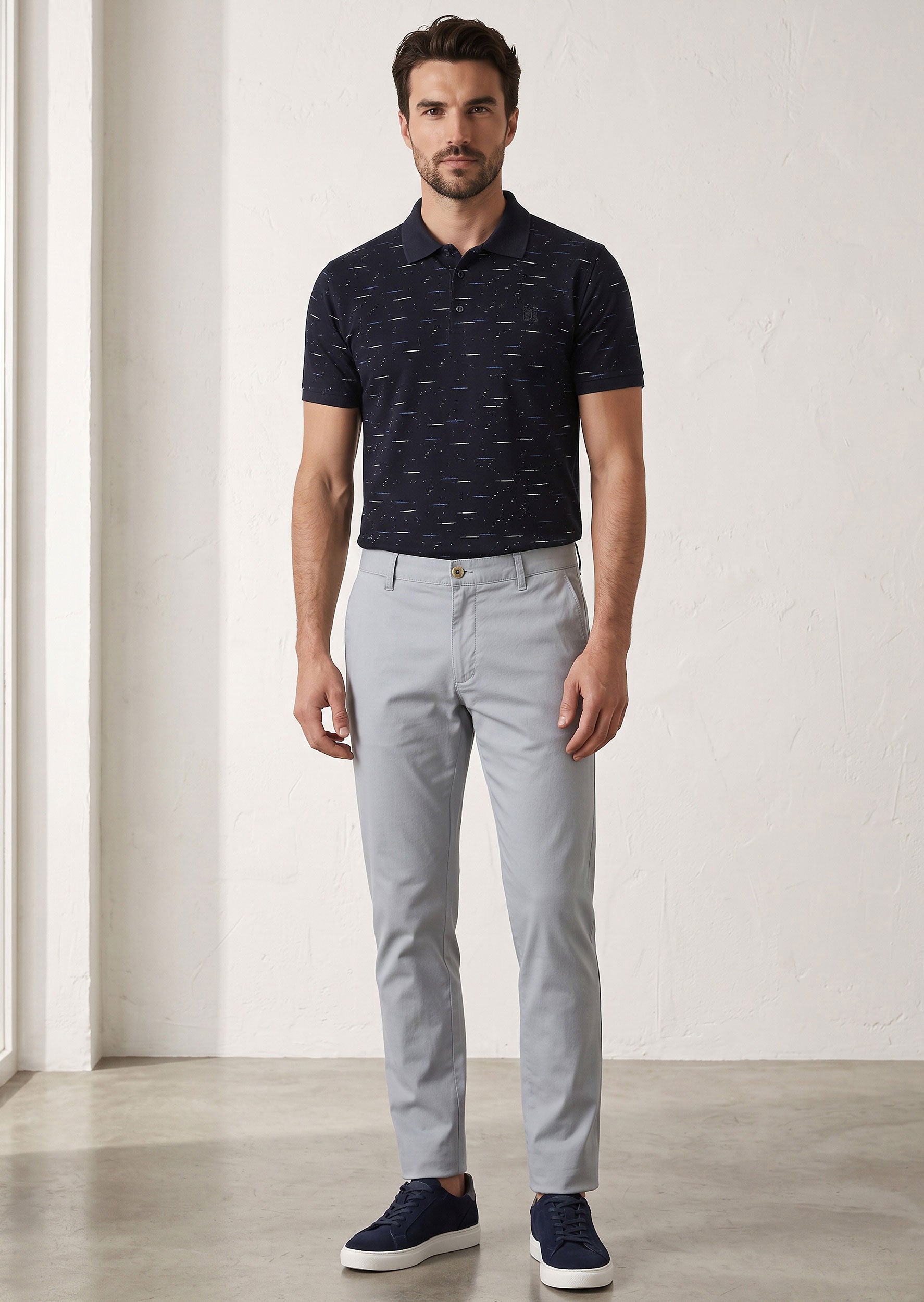 Navy Polo T-Shirt