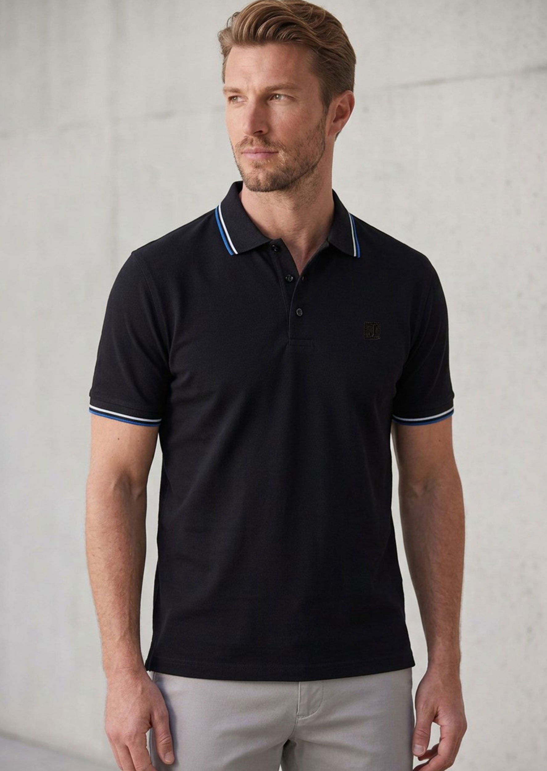 Black Polo T-Shirt