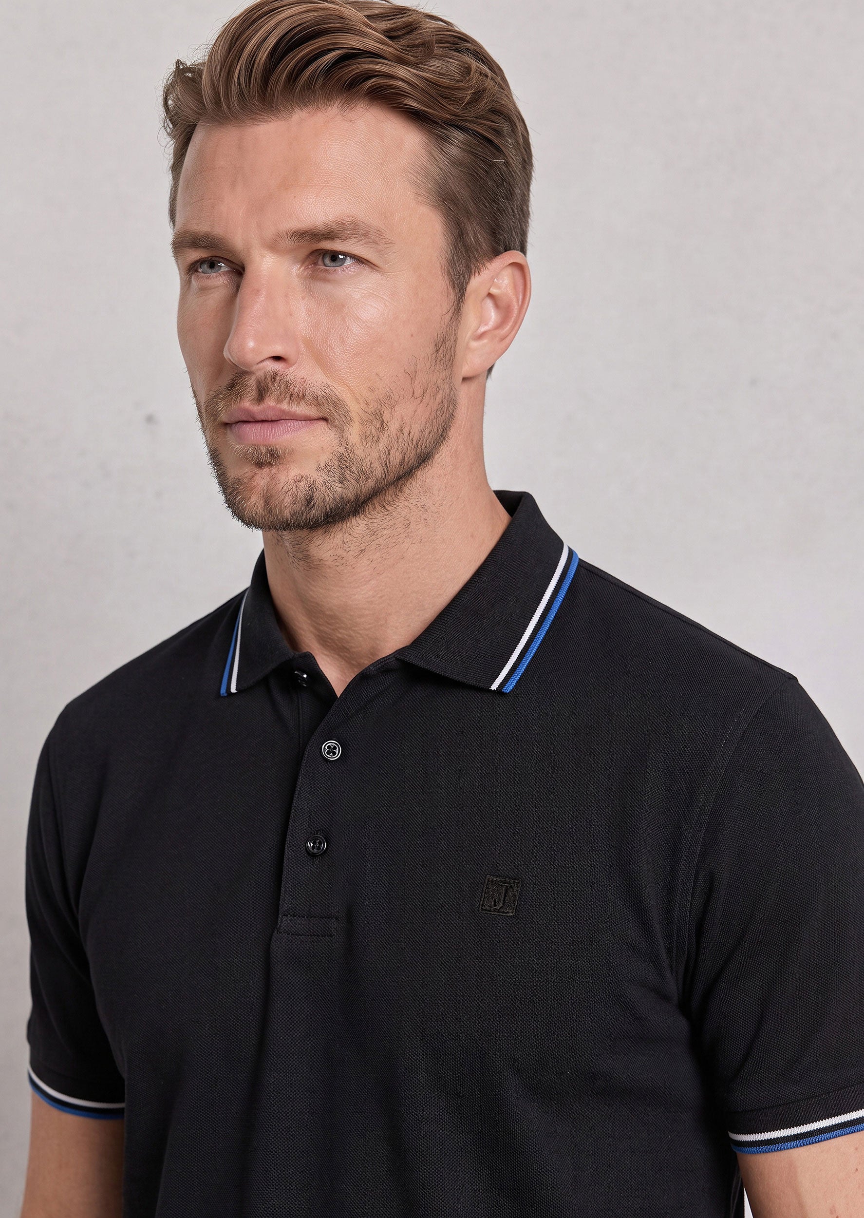Black Polo T-Shirt