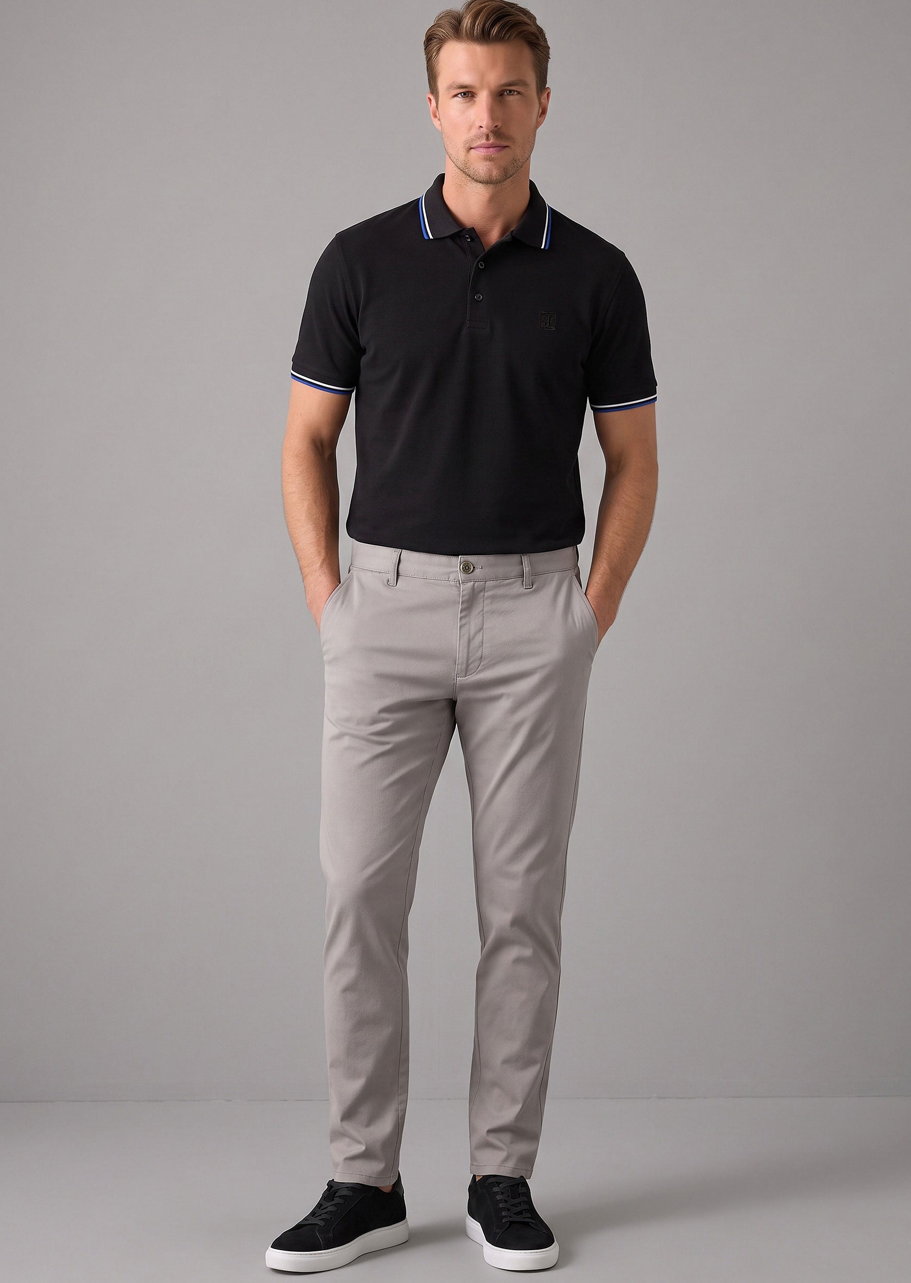 Black Polo T-Shirt