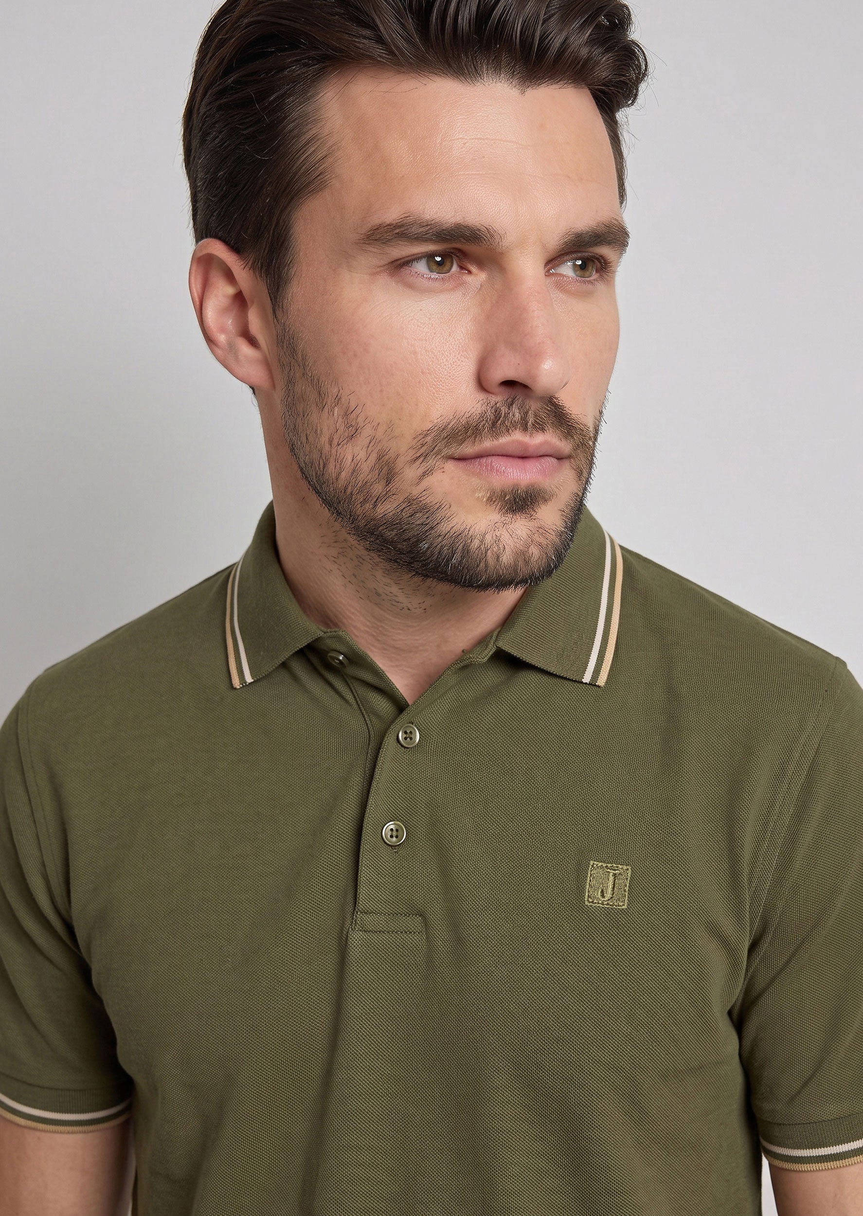 Khaki Polo T-Shirt