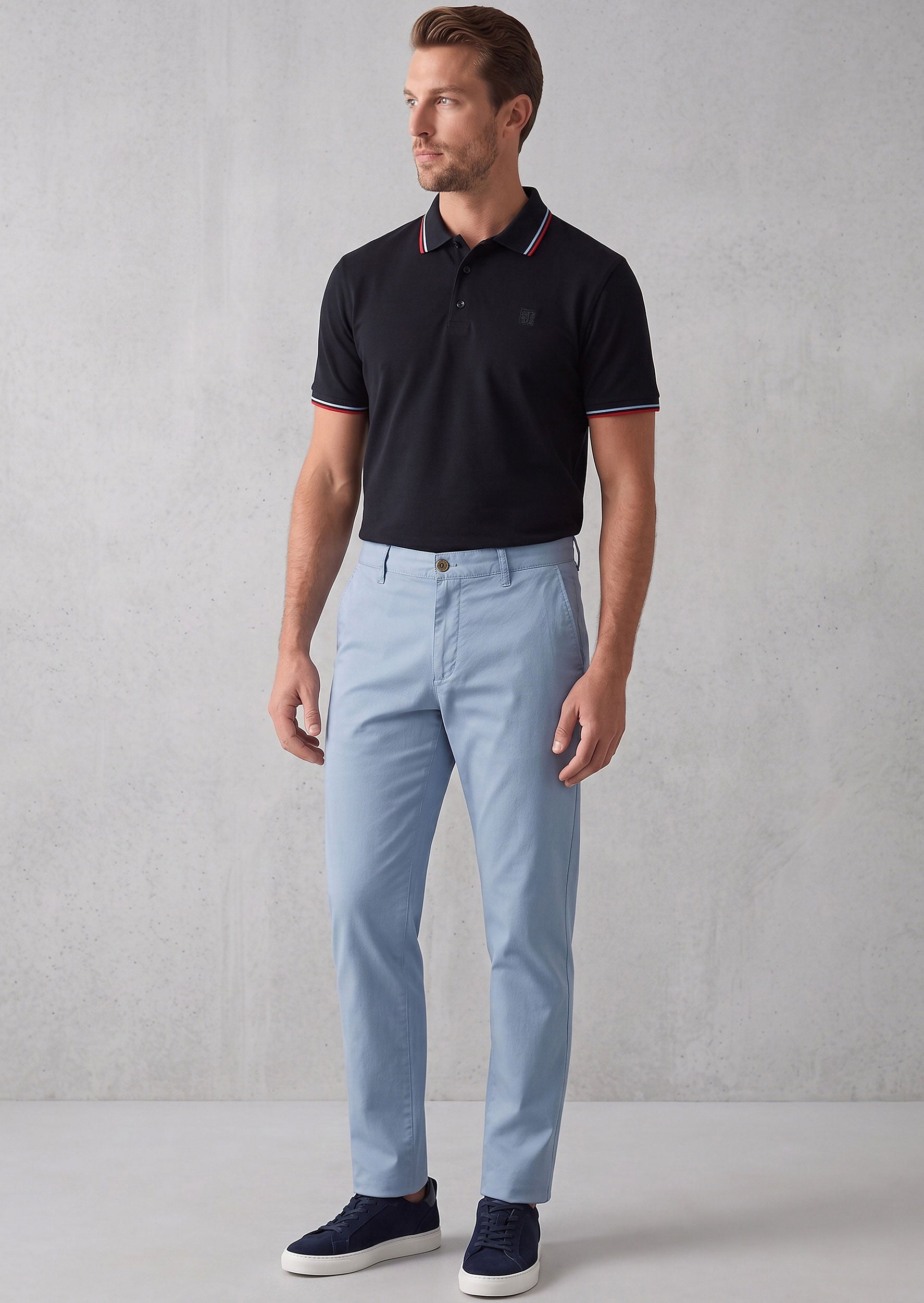 Navy Polo T-Shirt