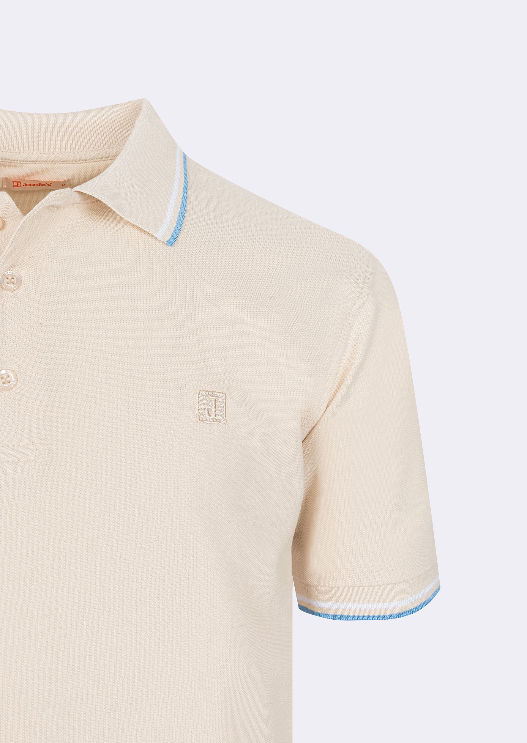 Light Beige Polo T-Shirt
