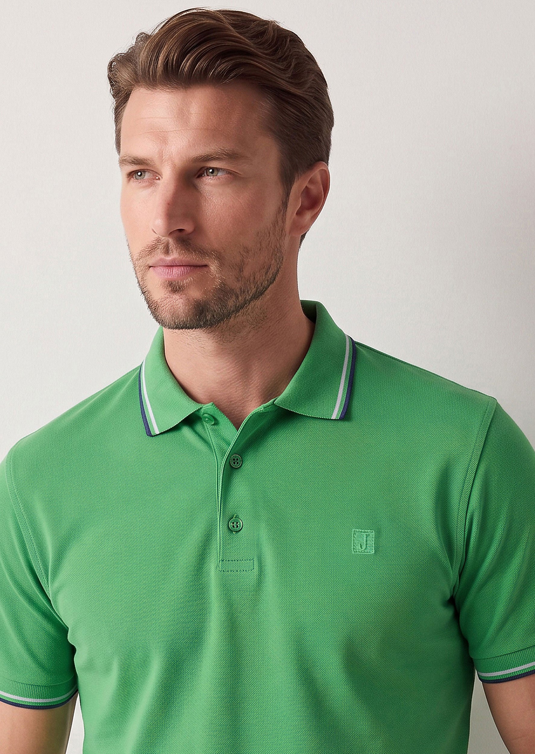 Dark Green Polo T-Shirt