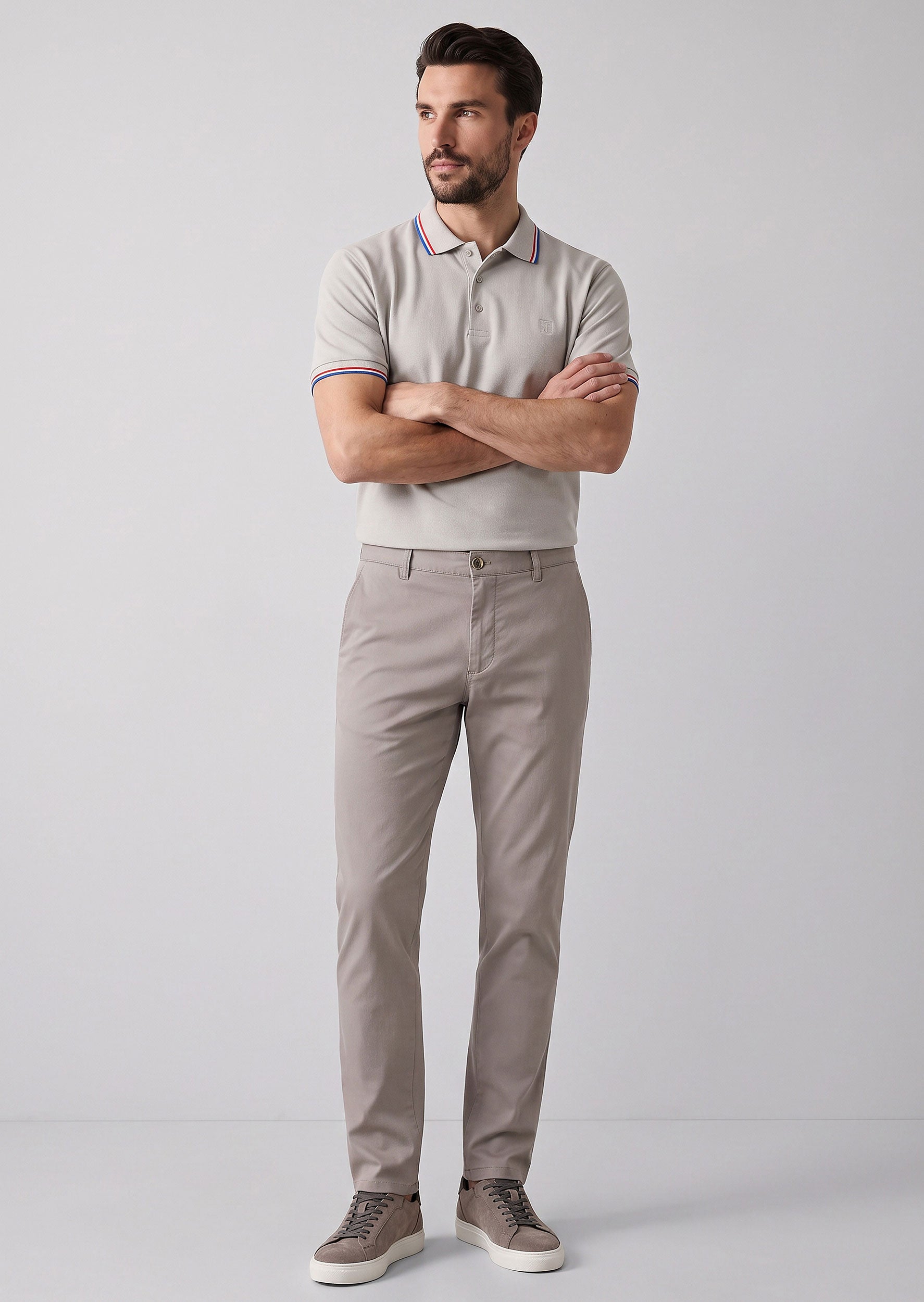Ice Grey Polo T-Shirt
